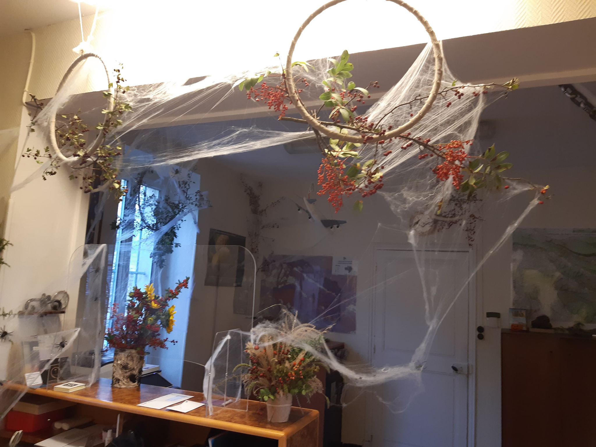 Le bureau de la mairie aux couleurs de l’automne